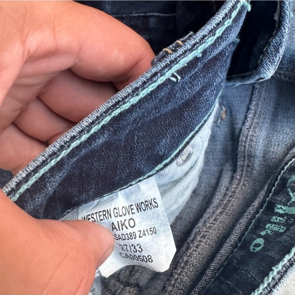 Y2K Flared Women’s Silver Jeans - Picture 3 of 4